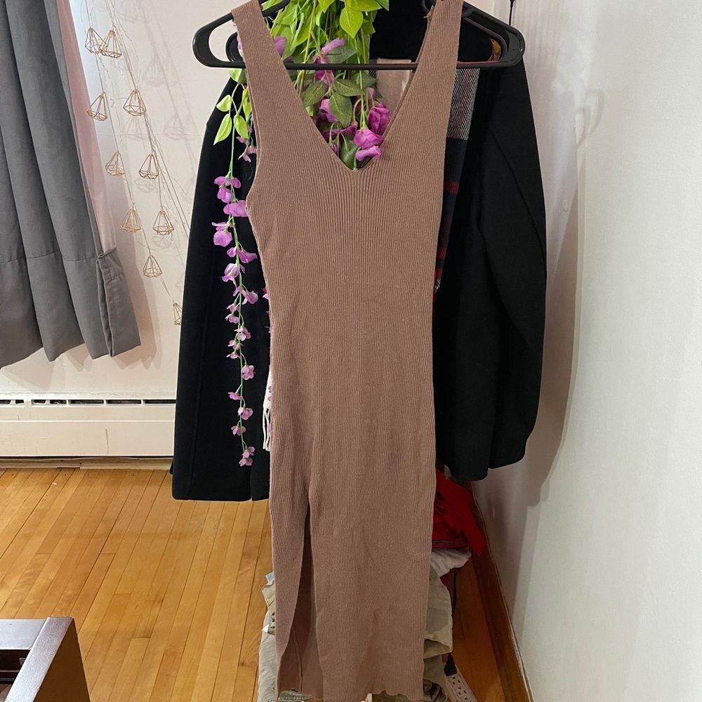 Nude Long Dress
